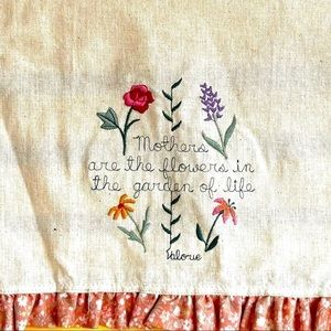 HANDMADE/EMBROIDERED TEA TOWEL